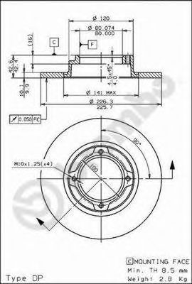 BREMBO 08.6858.10