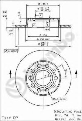 BREMBO 08.9136.11