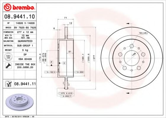 BREMBO 08.9441.10