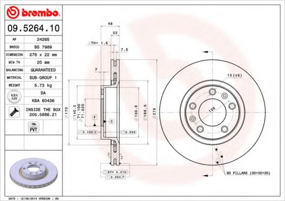 BREMBO 09.5264.10