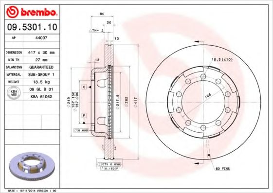 BREMBO 09.5301.10