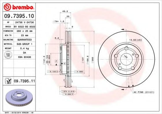 BREMBO 09.7395.10