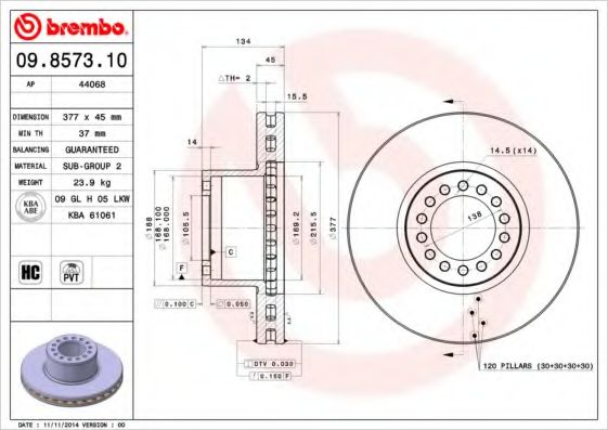 BREMBO 09.8573.10