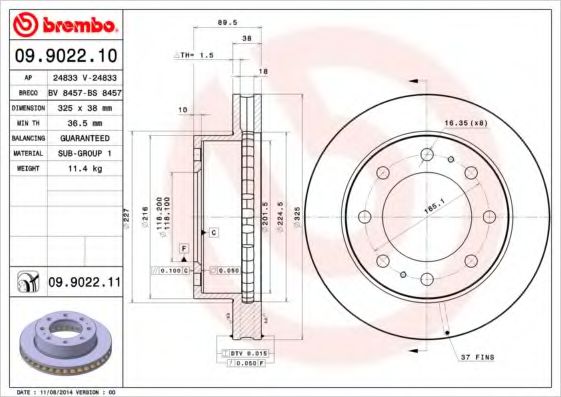 BREMBO 09.9022.10