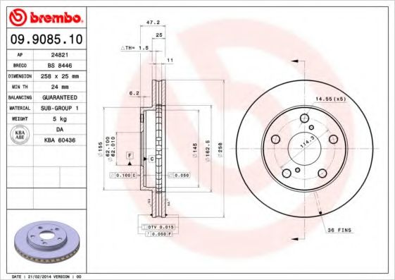 BREMBO 09.9085.10