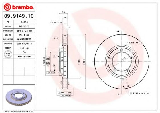 BREMBO 09.9149.10