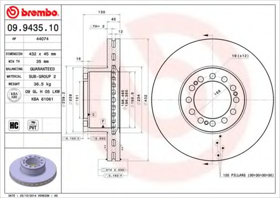 BREMBO 09.9435.10