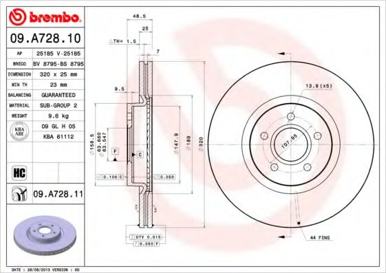 BREMBO 09.A728.11