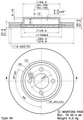 BREMBO 09.A761.11