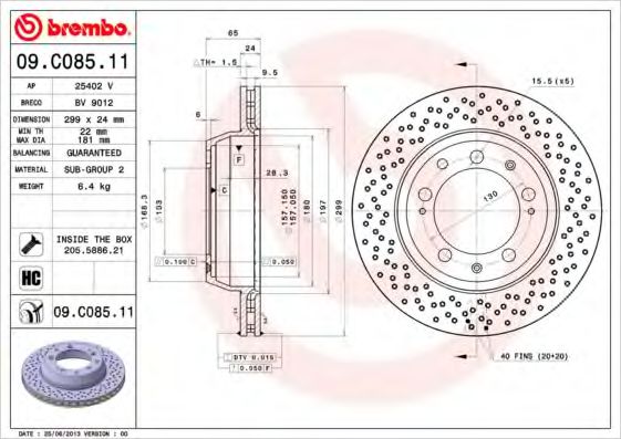 BREMBO 09.C085.11