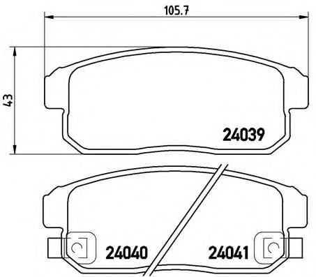 BREMBO P 10 005