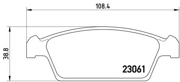 BREMBO P 15 001