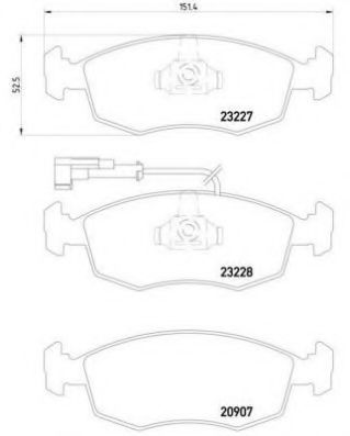 BREMBO P 23 076