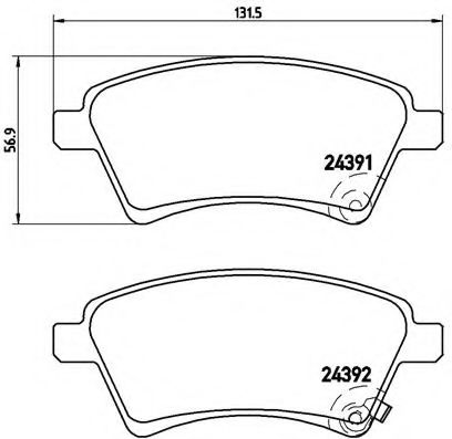 BREMBO P 23 105