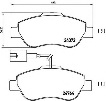 BREMBO P 23 107