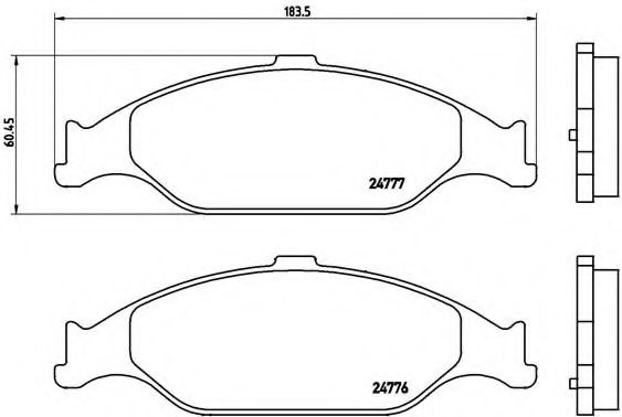 BREMBO P 24 082 BREMBO P 24 082