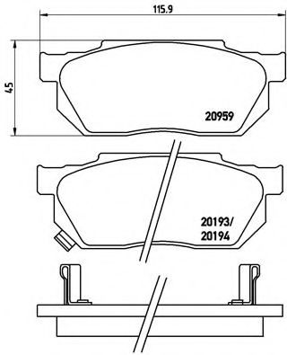 BREMBO P 28 008