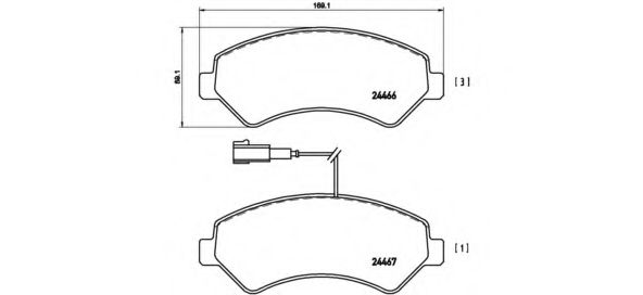 BREMBO P 61 093