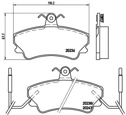 BREMBO P 68 019