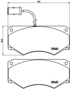 BREMBO P A6 005