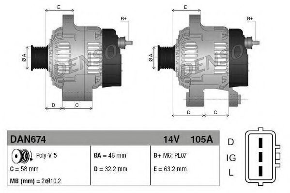 DENSO DAN674