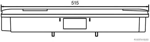 Задний фонарь; Задний фонарь HERTH+BUSS ELPARTS 83830371 Задний фонарь; Задний фонарь HERTH+BUSS ELPARTS 83830371