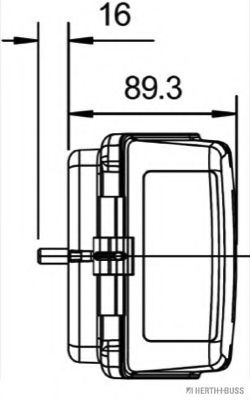 Задний фонарь; Задний фонарь HERTH+BUSS ELPARTS 83840677 Задний фонарь; Задний фонарь HERTH+BUSS ELPARTS 83840677