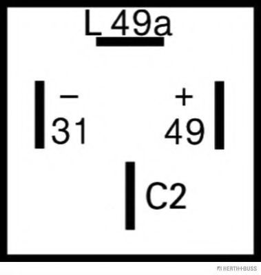 Прерыватель указателей поворота; Прерыватель указателей поворота HERTH+BUSS ELPARTS 75605179 Прерыватель указателей поворота; Прерыватель указателей поворота HERTH+BUSS ELPARTS 75605179