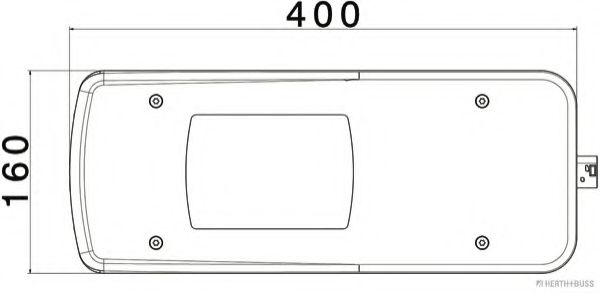 Задний фонарь HERTH+BUSS ELPARTS 83840729 Задний фонарь HERTH+BUSS ELPARTS 83840729