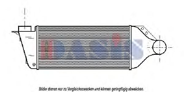 Интеркулер AKS DASIS 487300N Интеркулер AKS DASIS 487300N
