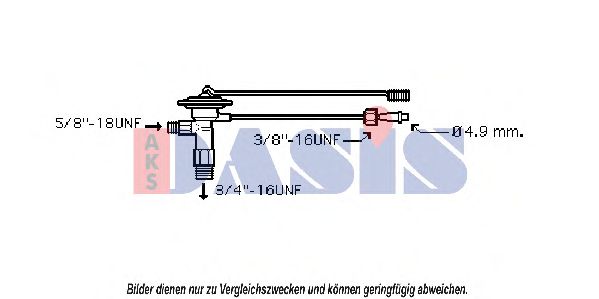 Расширительный клапан, кондиционер AKS DASIS 840490N Расширительный клапан, кондиционер AKS DASIS 840490N