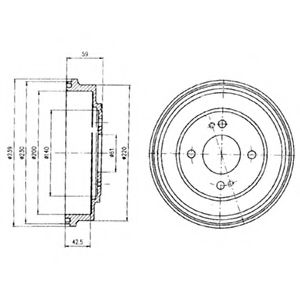 DELPHI BF208