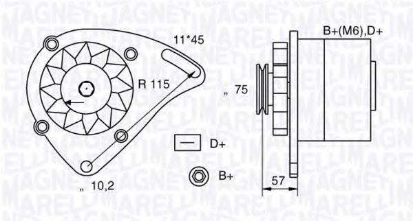 MAGNETI MARELLI 063321067010