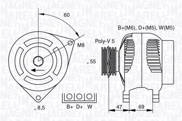 MAGNETI MARELLI 063341351010