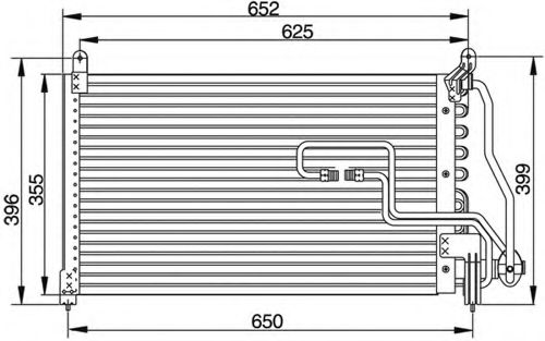 Конденсатор, кондиционер WAECO 8880400122 Конденсатор, кондиционер WAECO 8880400122