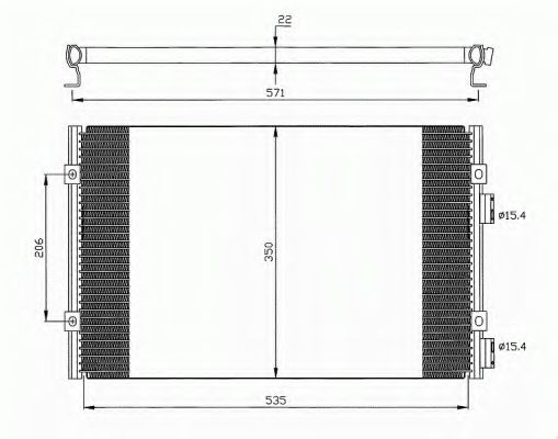 Конденсатор, кондиционер WAECO 8880400299 Конденсатор, кондиционер WAECO 8880400299